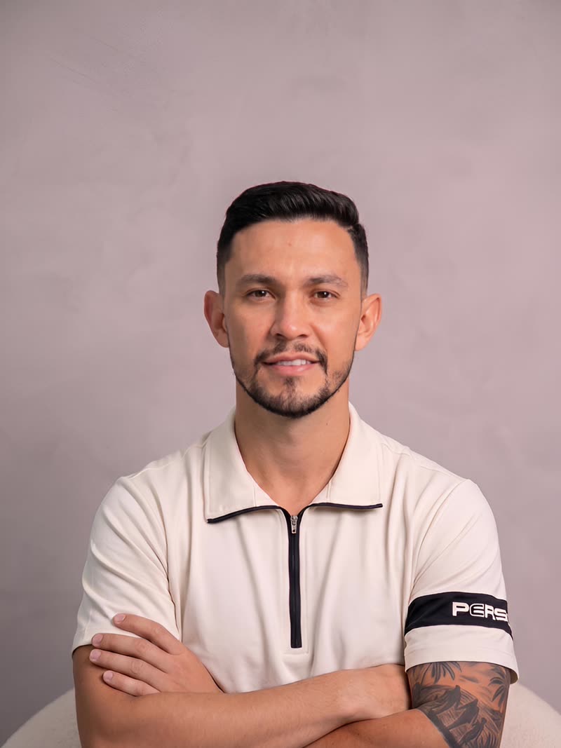 Amarildo Júnior da Silva Sabini, profissional de educação física da equipe MaternaForte.